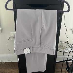 Women’s grey ankle pants by black/White